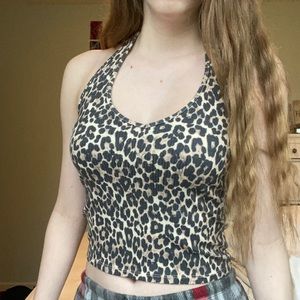American Eagle ribbed leopard print tank!